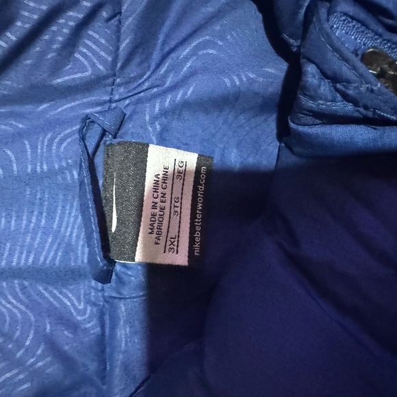 Nike Royal Blue Puffer Vest - Picture 3 of 3